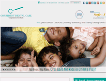 Tablet Screenshot of confidentdentalcare.in