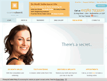 Tablet Screenshot of confidentdentalcare.co.uk